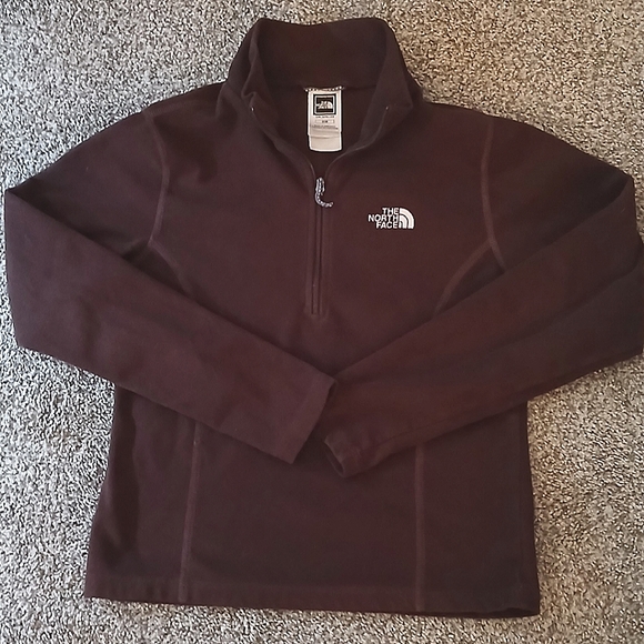 The North Face 1/4 Zip Pullover Fleece Girls Size Medium - Picture 1 of 3